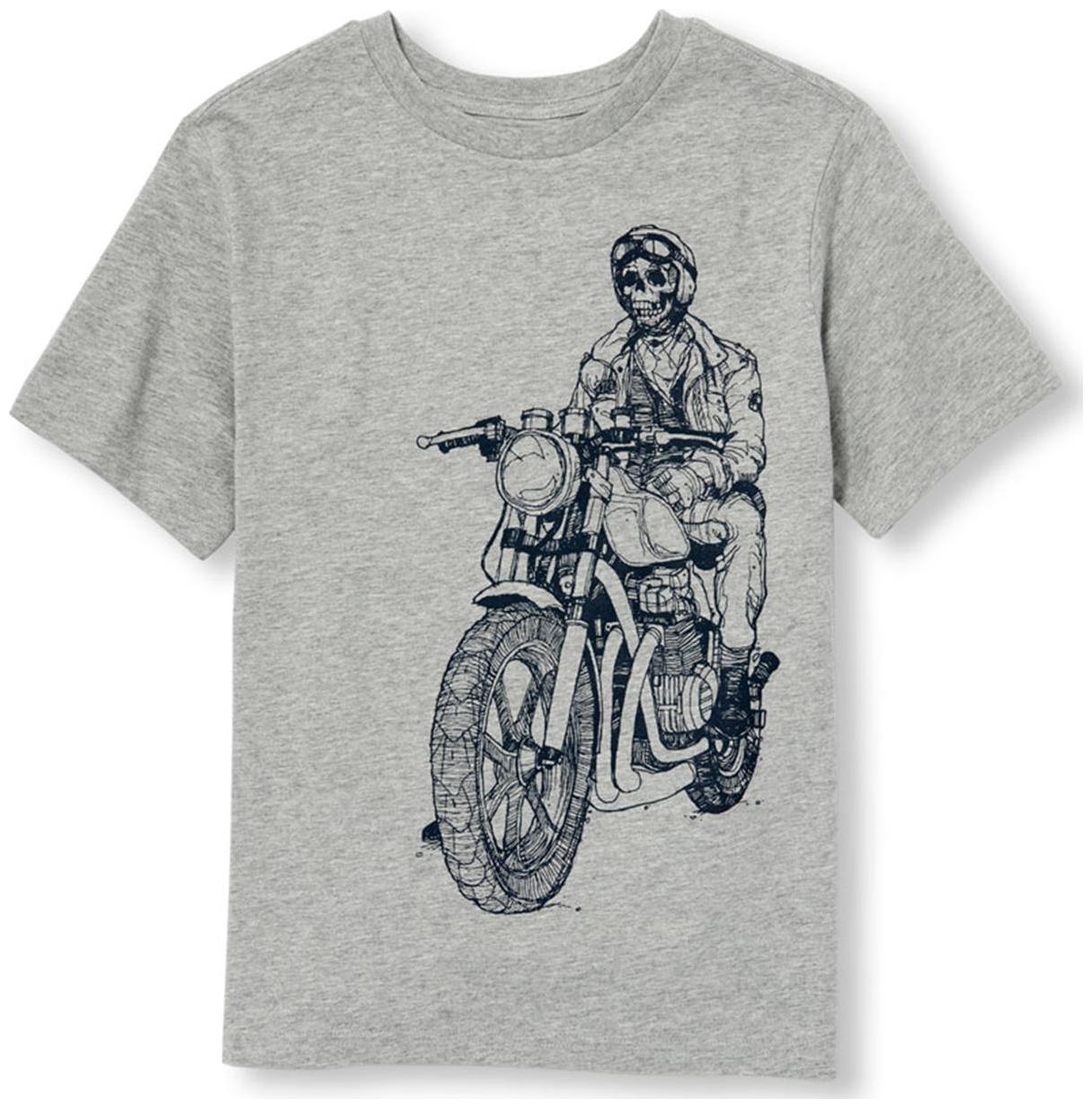 

THE CHILDREN S PLACE Boy Cotton Printed T-shirt - Grey