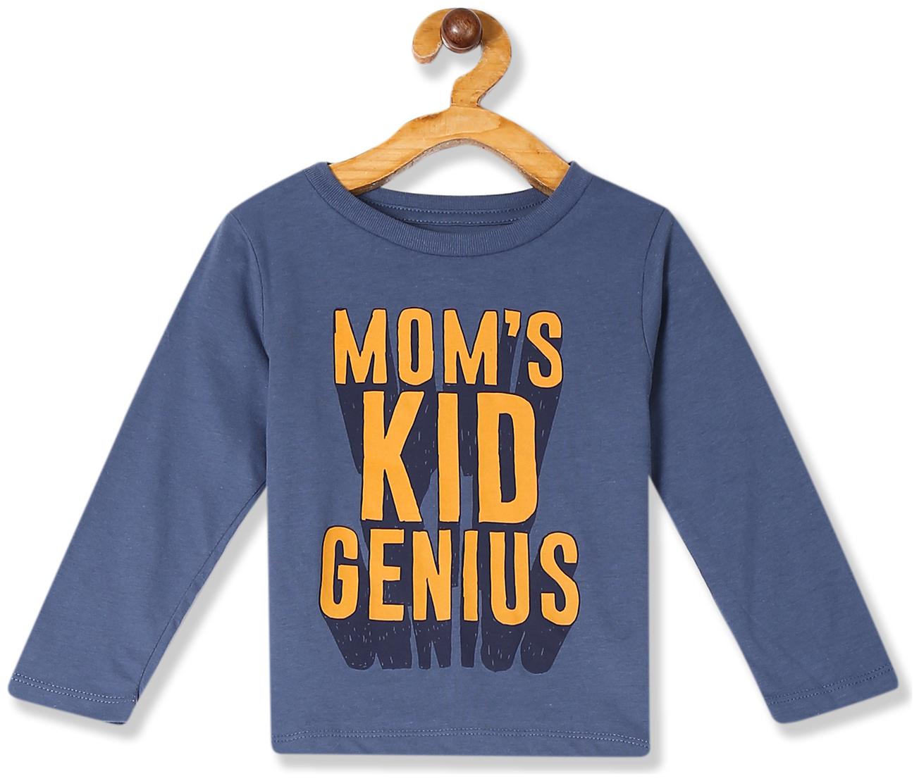 

THE CHILDREN S PLACE Cotton Printed T shirt for Baby Boy - Blue
