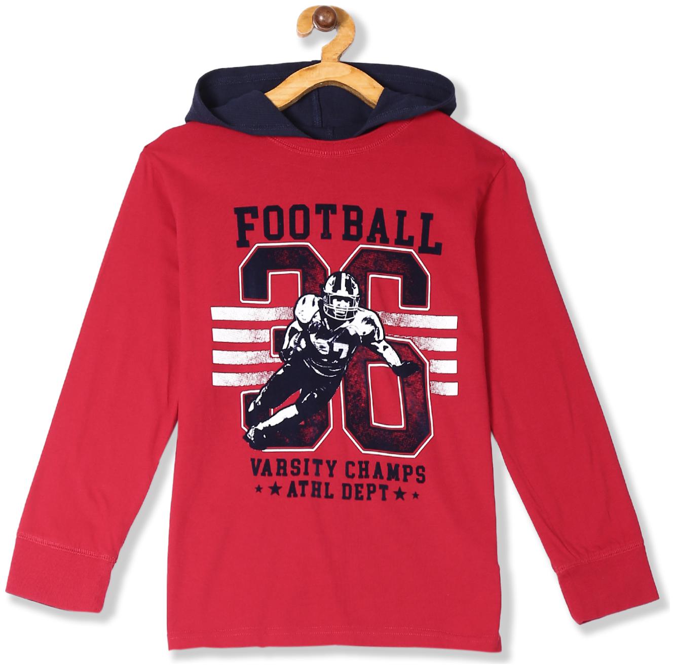 

THE CHILDREN S PLACE Boy Cotton Printed T-shirt - Red