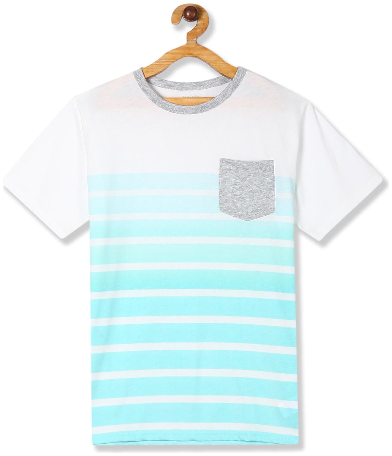 

THE CHILDREN S PLACE Boy Cotton Striped T-shirt - Blue White