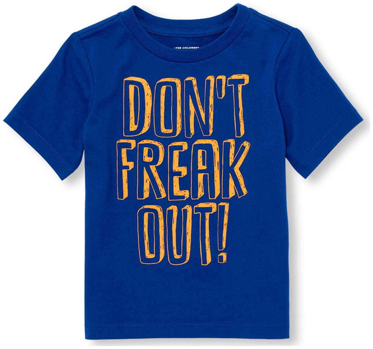 

THE CHILDREN S PLACE Boy Cotton Printed T-shirt - Blue
