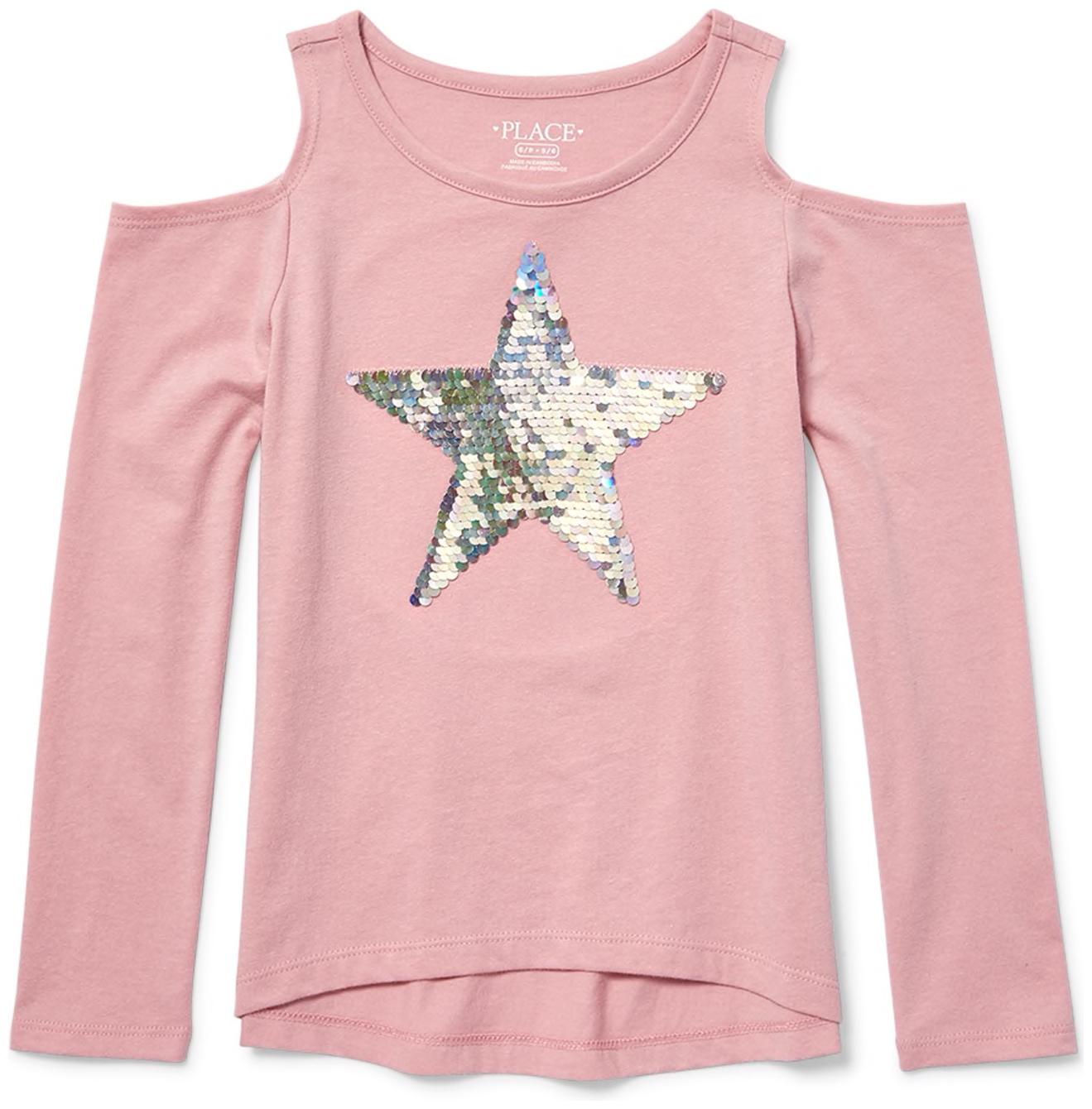 

THE CHILDREN S PLACE Girl Cotton Embellished Top - Pink