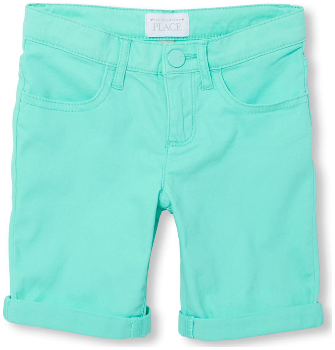 

THE CHILDREN S PLACE Girl Cotton Solid Regular shorts - Blue