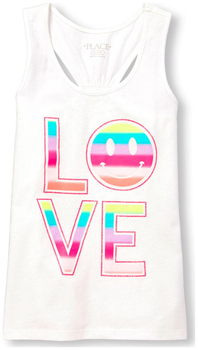 

THE CHILDREN S PLACE Girl Cotton Printed Top - White