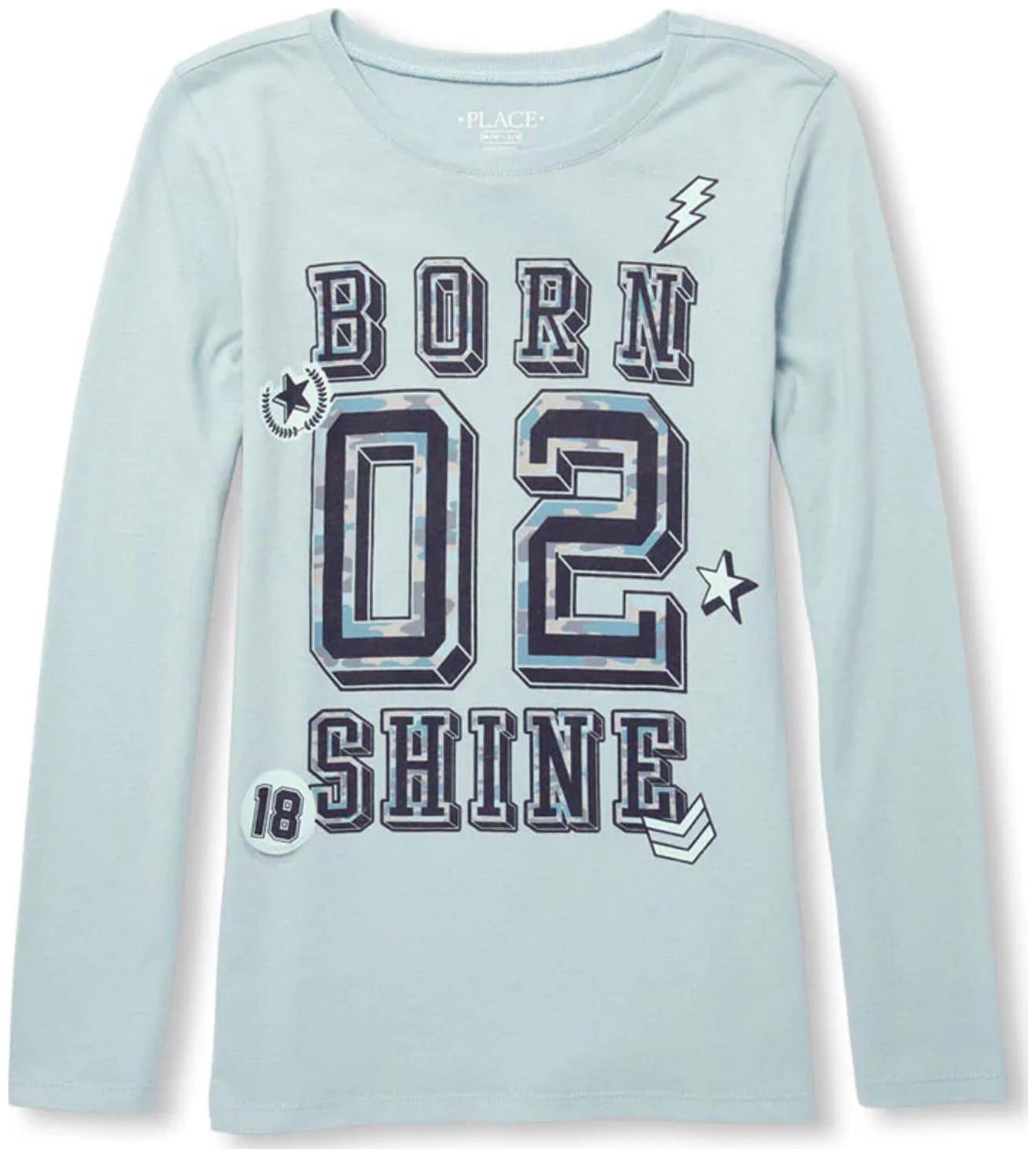 

THE CHILDREN S PLACE Girl Cotton Printed T shirt - Blue