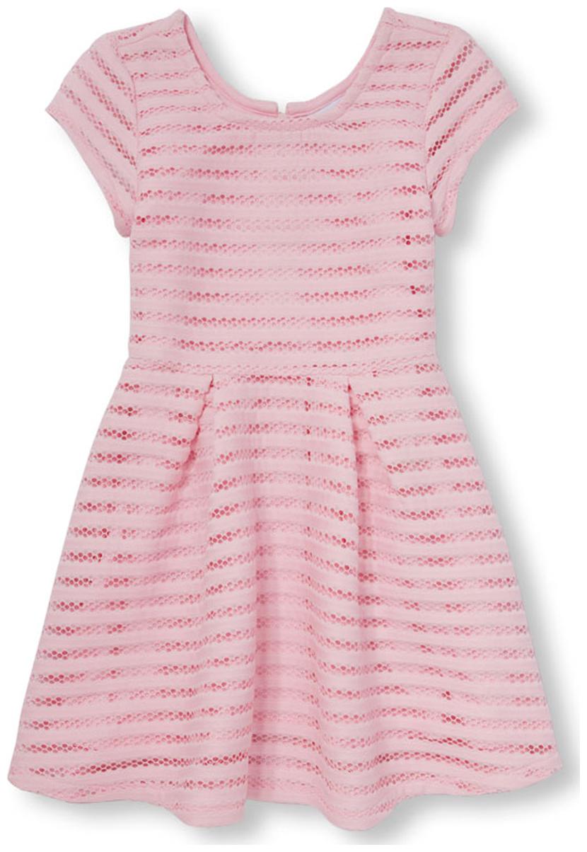 

THE CHILDREN S PLACE Pink Polyester Short Sleeves Knee Length Princess Frock ( Pack of 1 )