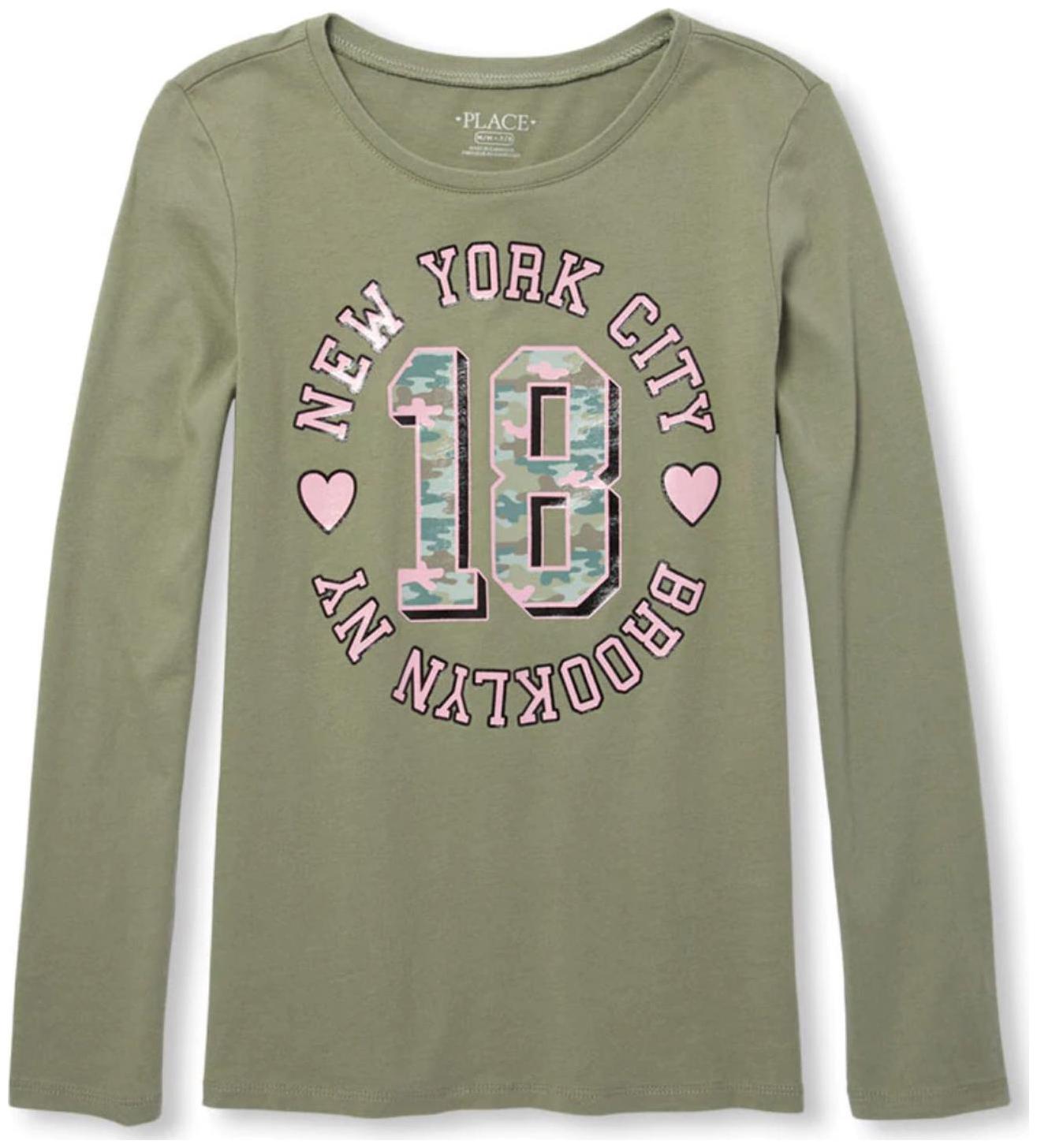 

THE CHILDREN S PLACE Girl Cotton Printed T shirt - Grey