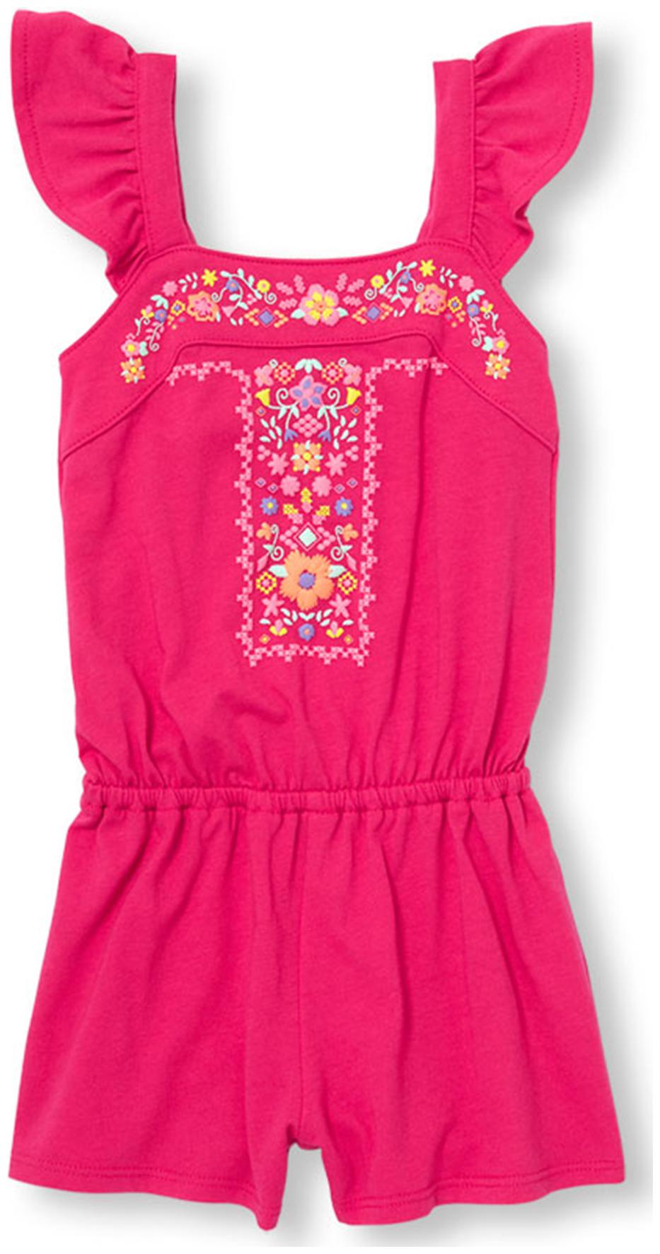 

THE CHILDREN S PLACE Baby girl Cotton Printed Romper - Pink