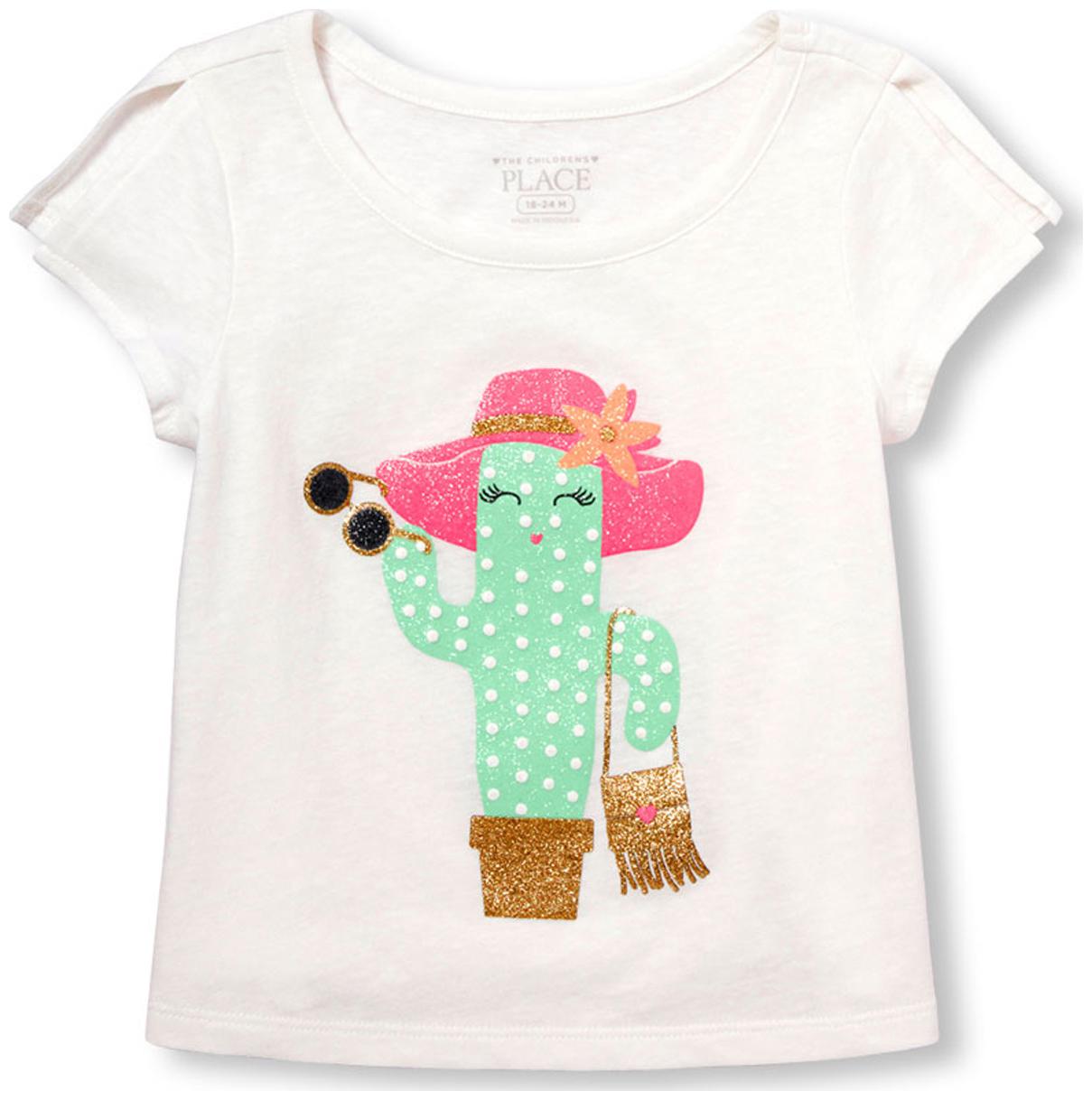 

THE CHILDREN S PLACE Girl Cotton Printed Top - Blue