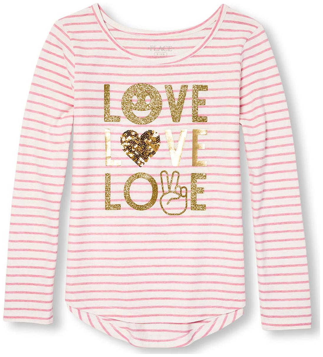 

THE CHILDREN S PLACE Girl Cotton Striped Top - Blue