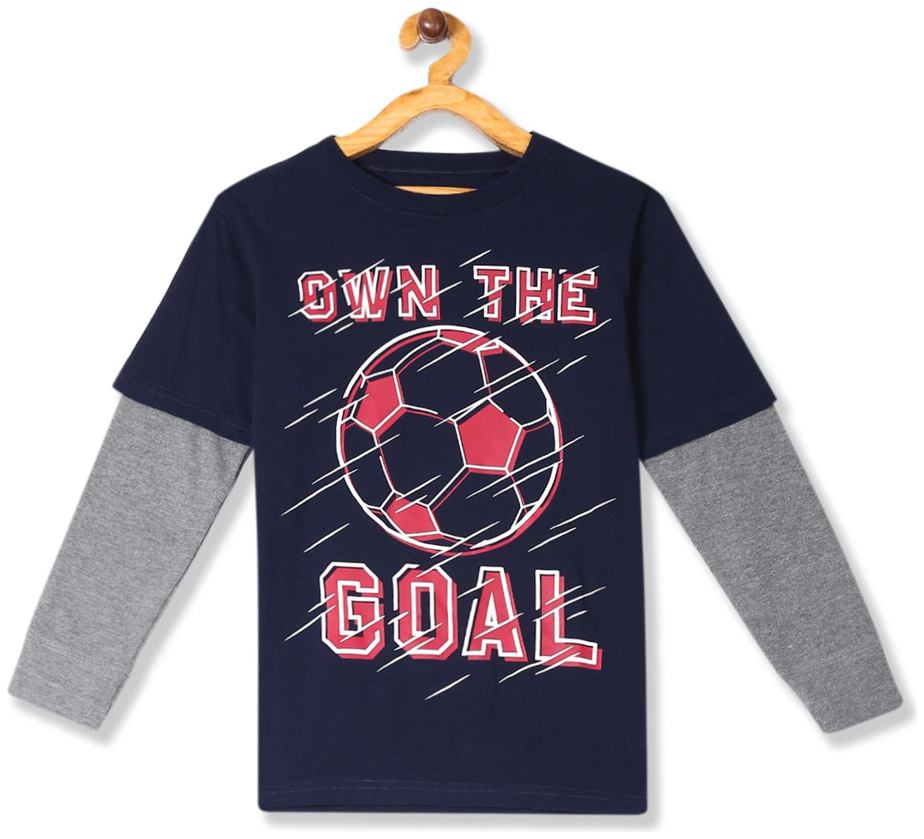 

THE CHILDREN S PLACE Boy Cotton Printed T-shirt - Blue