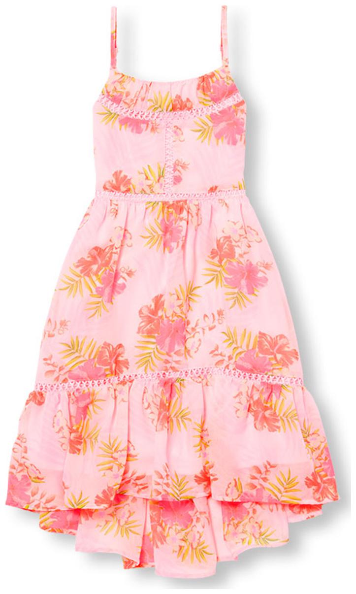 

THE CHILDREN S PLACE Pink Polyester Sleeveless Knee Length Princess Frock ( Pack of 1 )