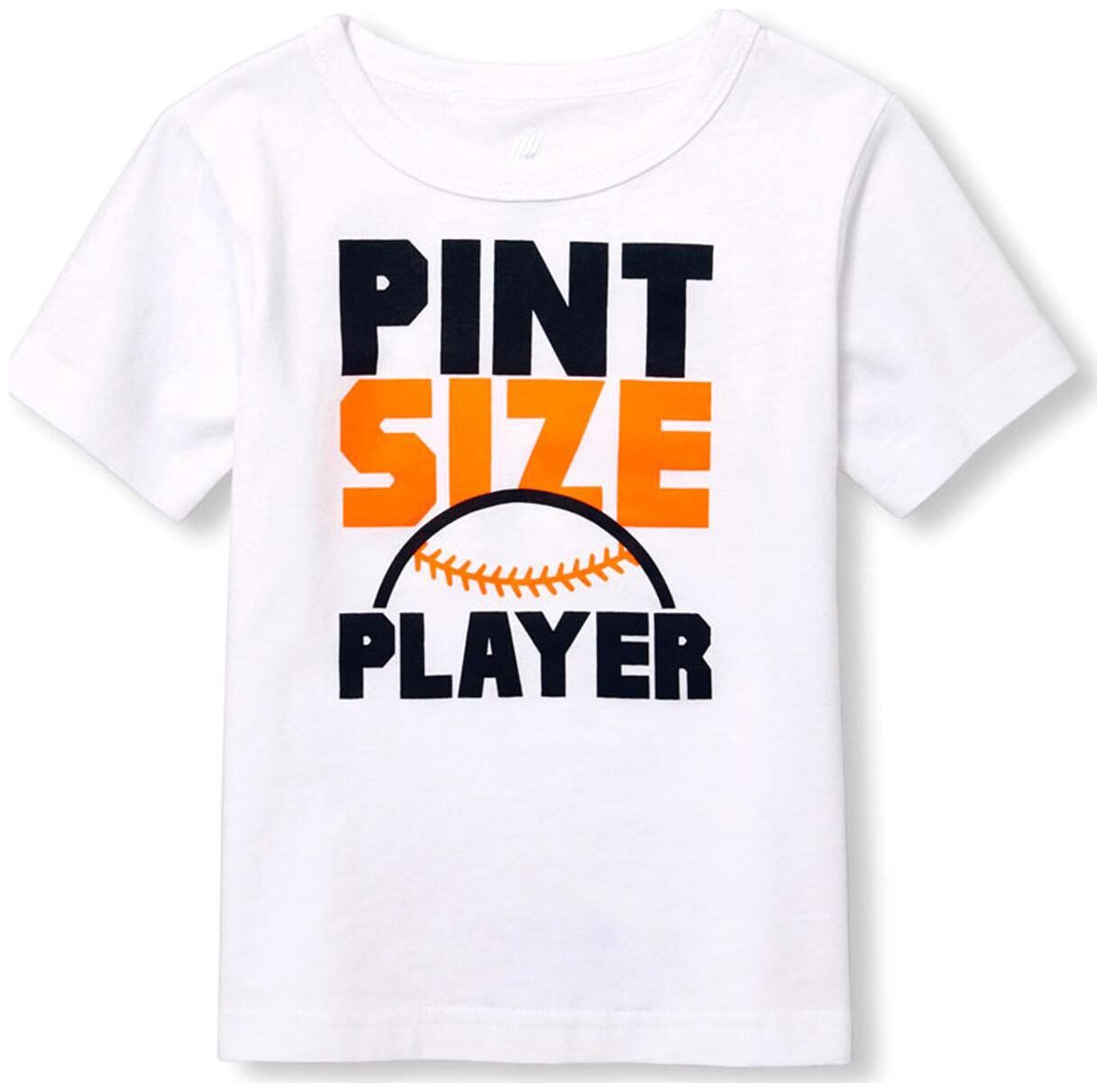 

THE CHILDREN S PLACE Boy Cotton Printed T-shirt - White