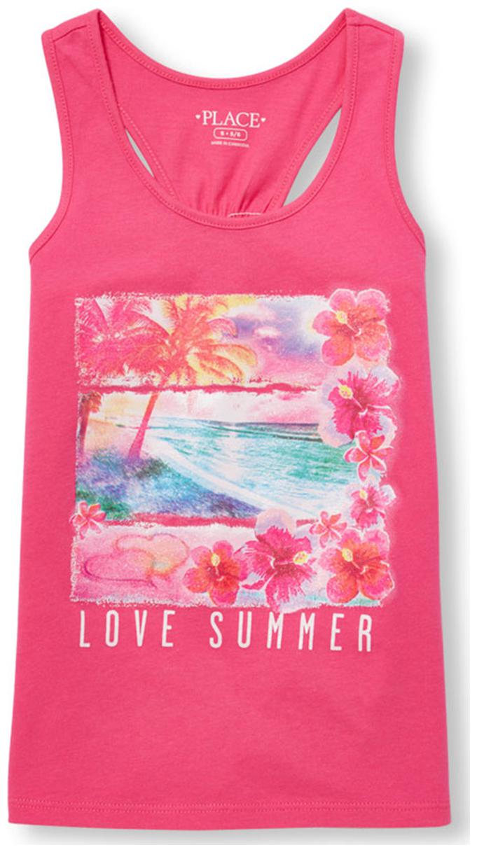 

THE CHILDREN S PLACE Girl Cotton Printed Top - White