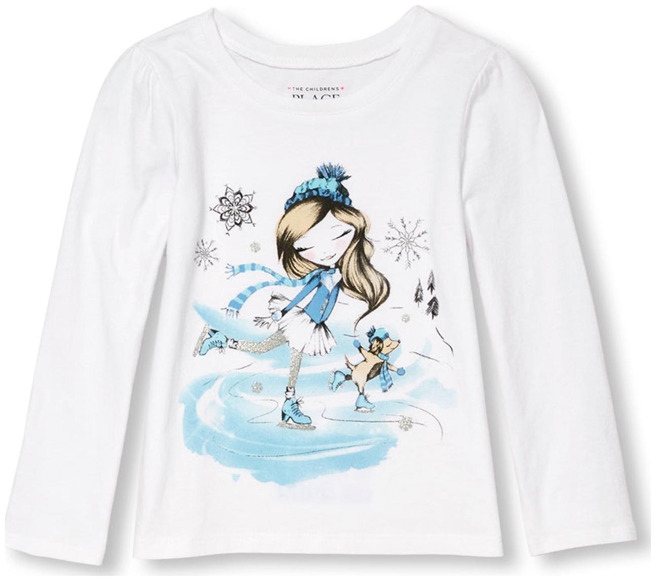 

THE CHILDREN S PLACE Girl Cotton Printed T shirt - White