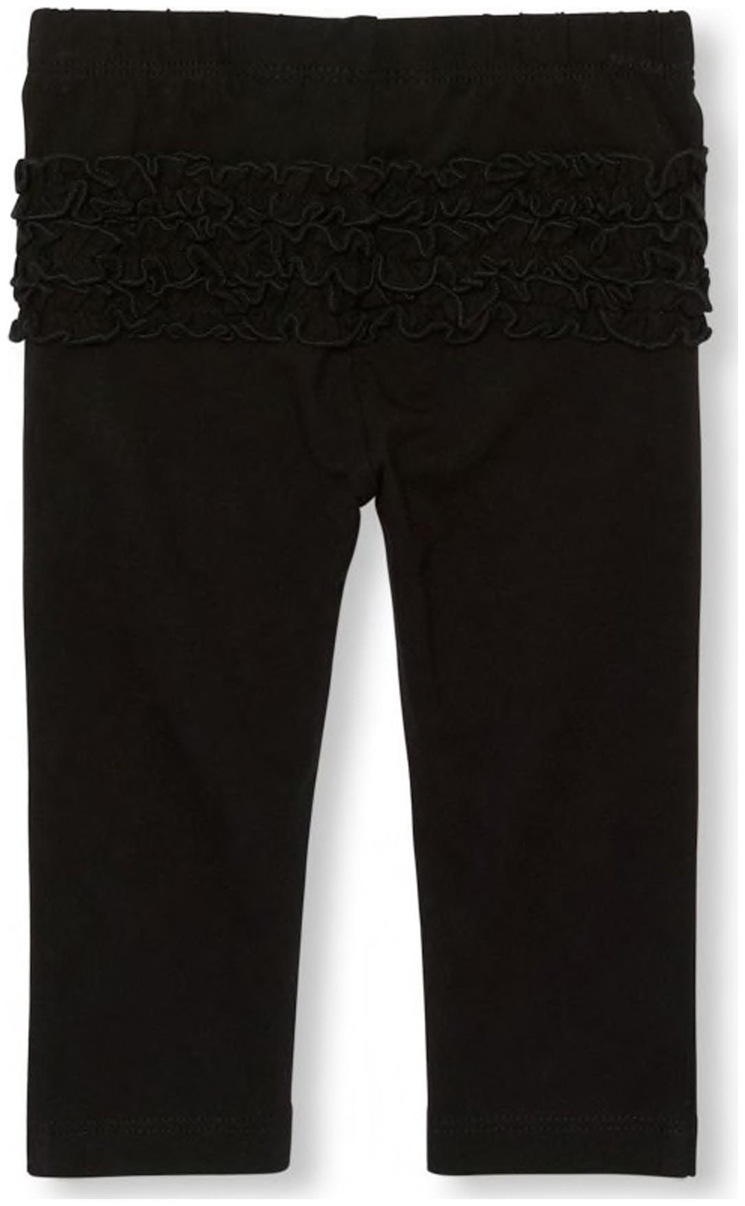 

THE CHILDREN S PLACE Baby girl Cotton Solid Leggings - Black