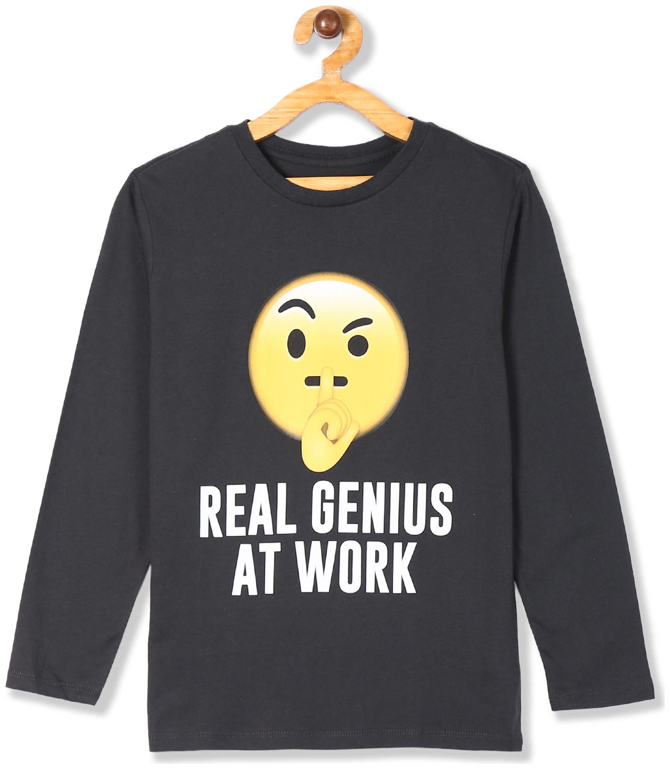 

THE CHILDREN S PLACE Boy Cotton Printed T-shirt - Grey