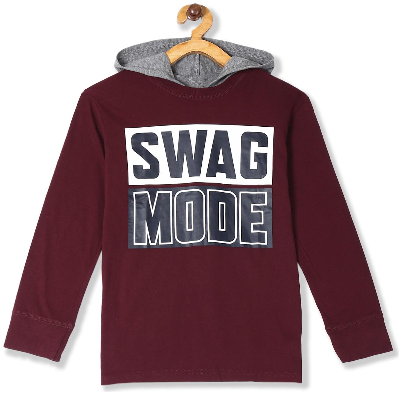 

THE CHILDREN S PLACE Boy Cotton Printed T-shirt - Maroon