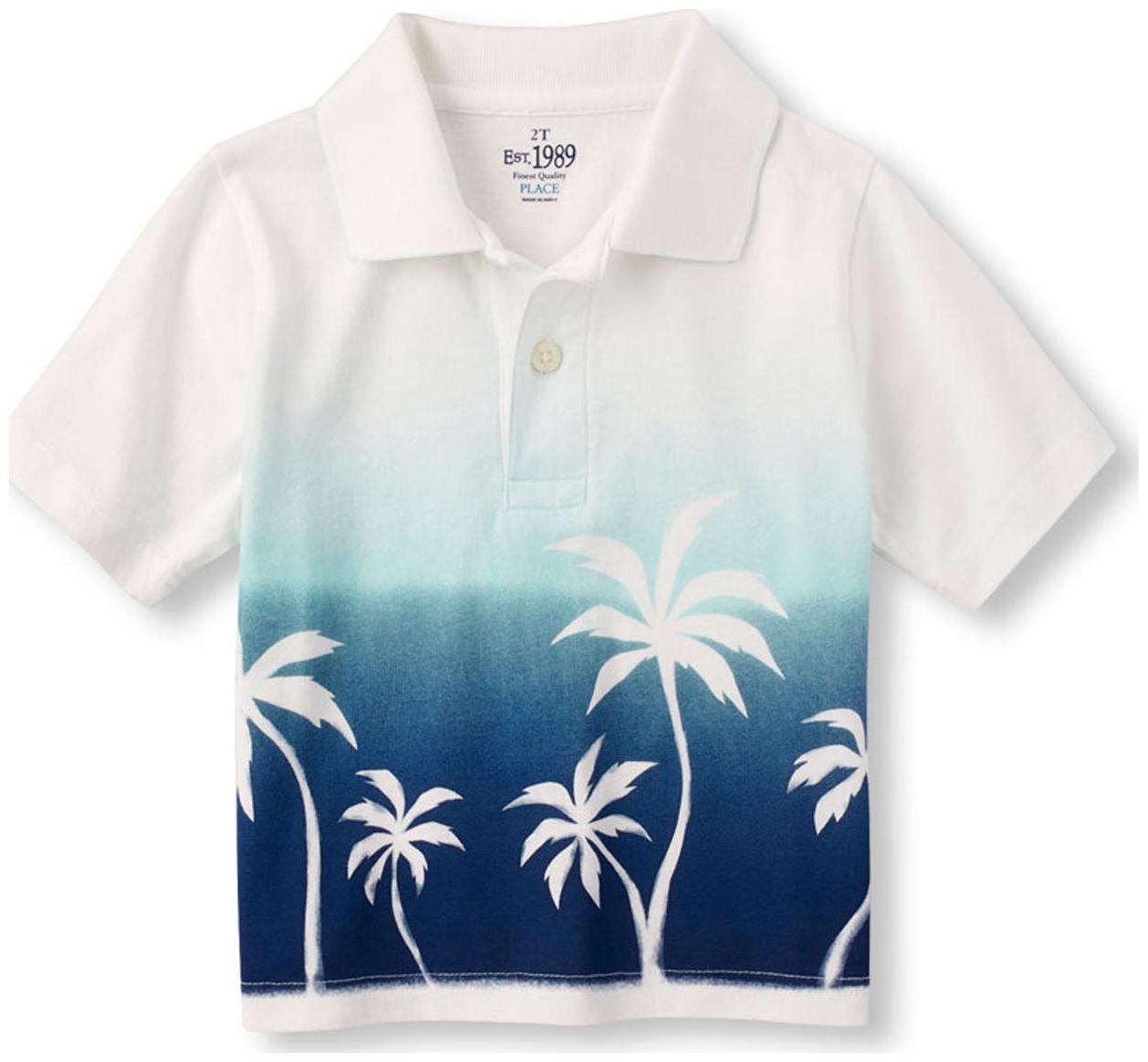 

THE CHILDREN S PLACE Boy Cotton Printed T-shirt - Blue