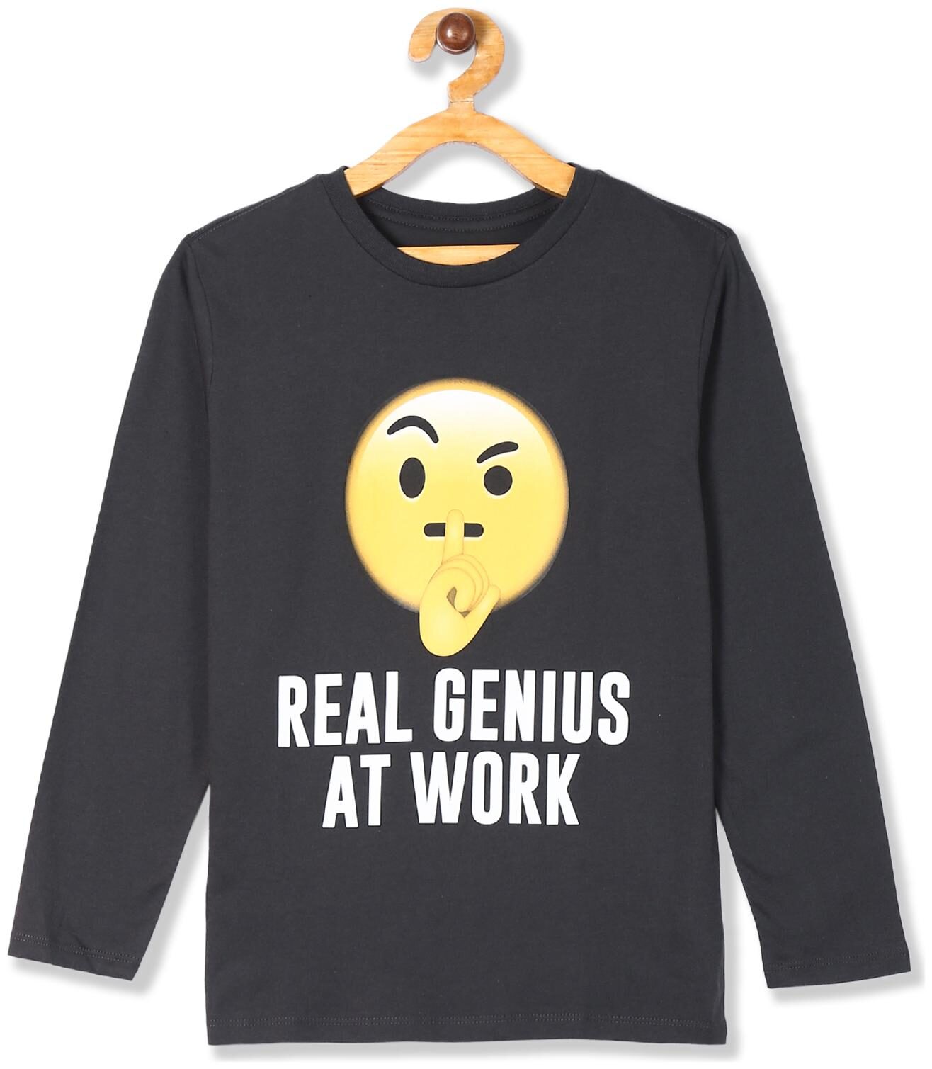 

THE CHILDREN S PLACE Boy Cotton Printed T-shirt - Grey