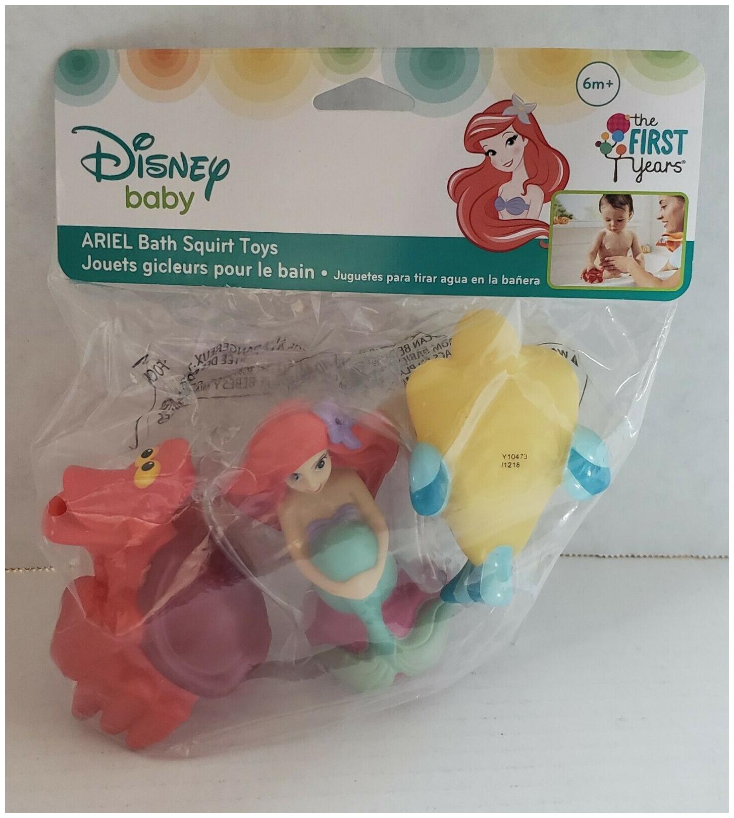 the first years disney baby bath squirt toys the little mermaid