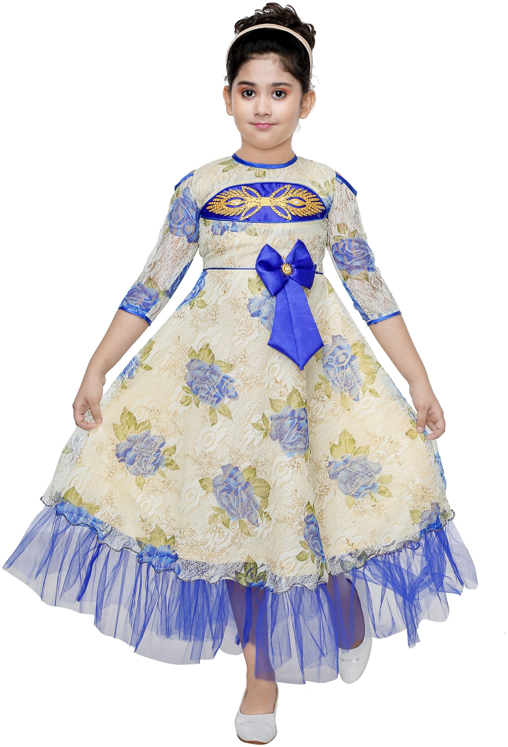

The Panda Ant Girls Maxi Full Length Party Dress