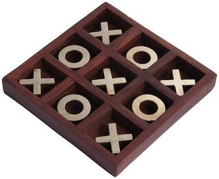 Tic Tac Toe Wooden Board Game Board