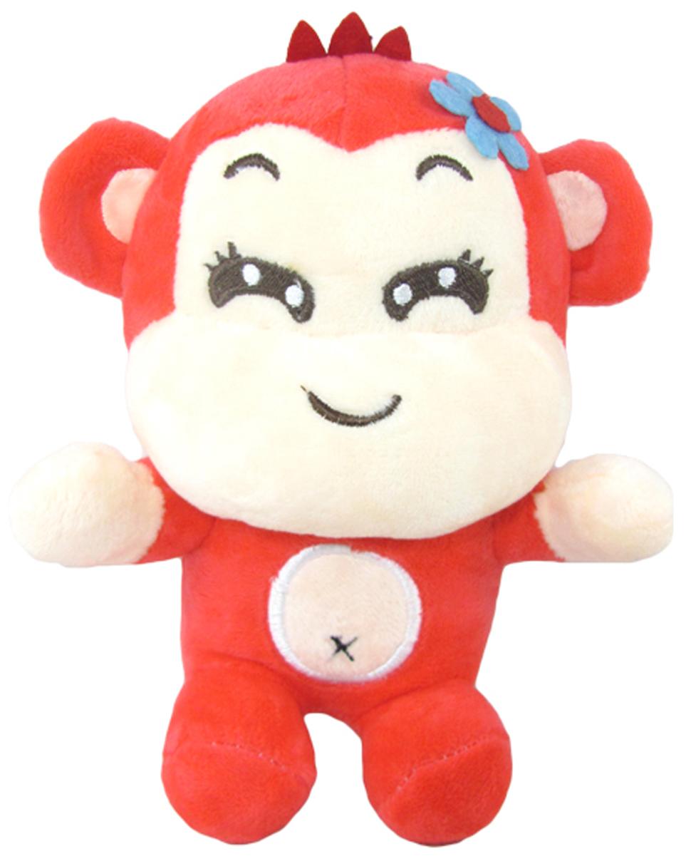 tickles red smarty monkey stuffed soft plush toy- 16 cm