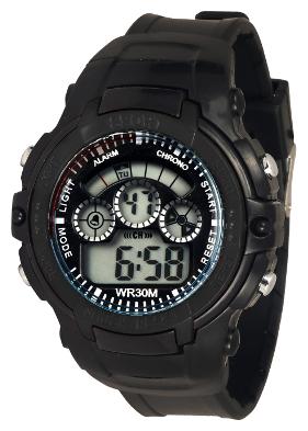 

TIME UP Digital Big Size Dial Multi-functions Sports Watch For Kids-YS45-RING-BLACK