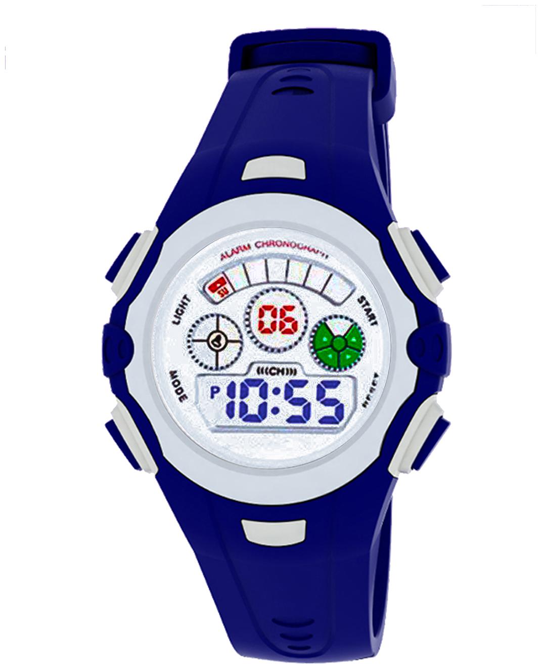 

Time Up Digital Alarm Function WaterProof BackLight Watch for Boys Girls