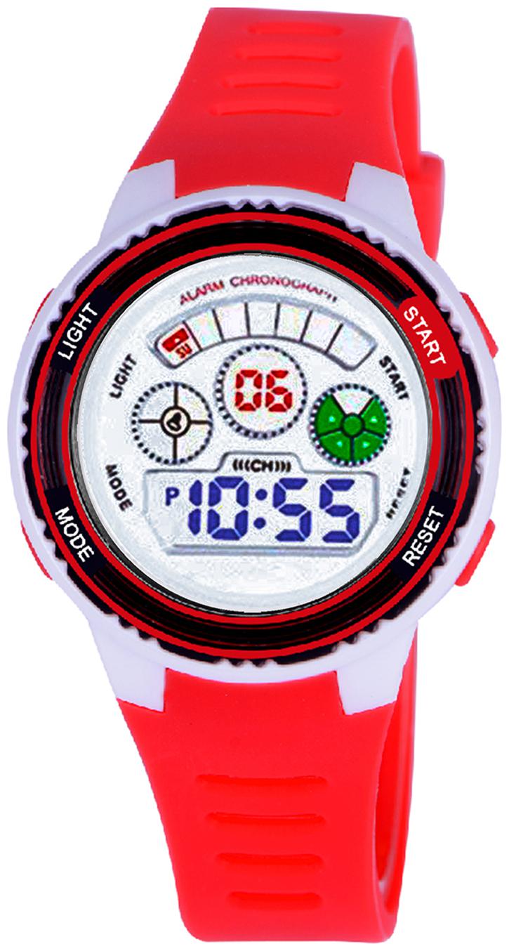 

Time Up Digital Alarm Function WaterProof BackLight Watch for Boys Girls