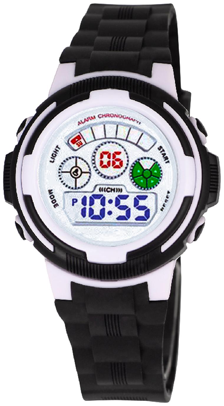 

Time Up Digital Alarm Function WaterProof BackLight Watch for Boys Girls