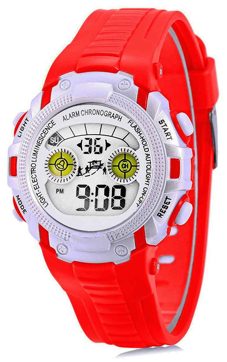 

Time Up Digital Alarm Function WaterProof BackLight Watch for Boys Girls