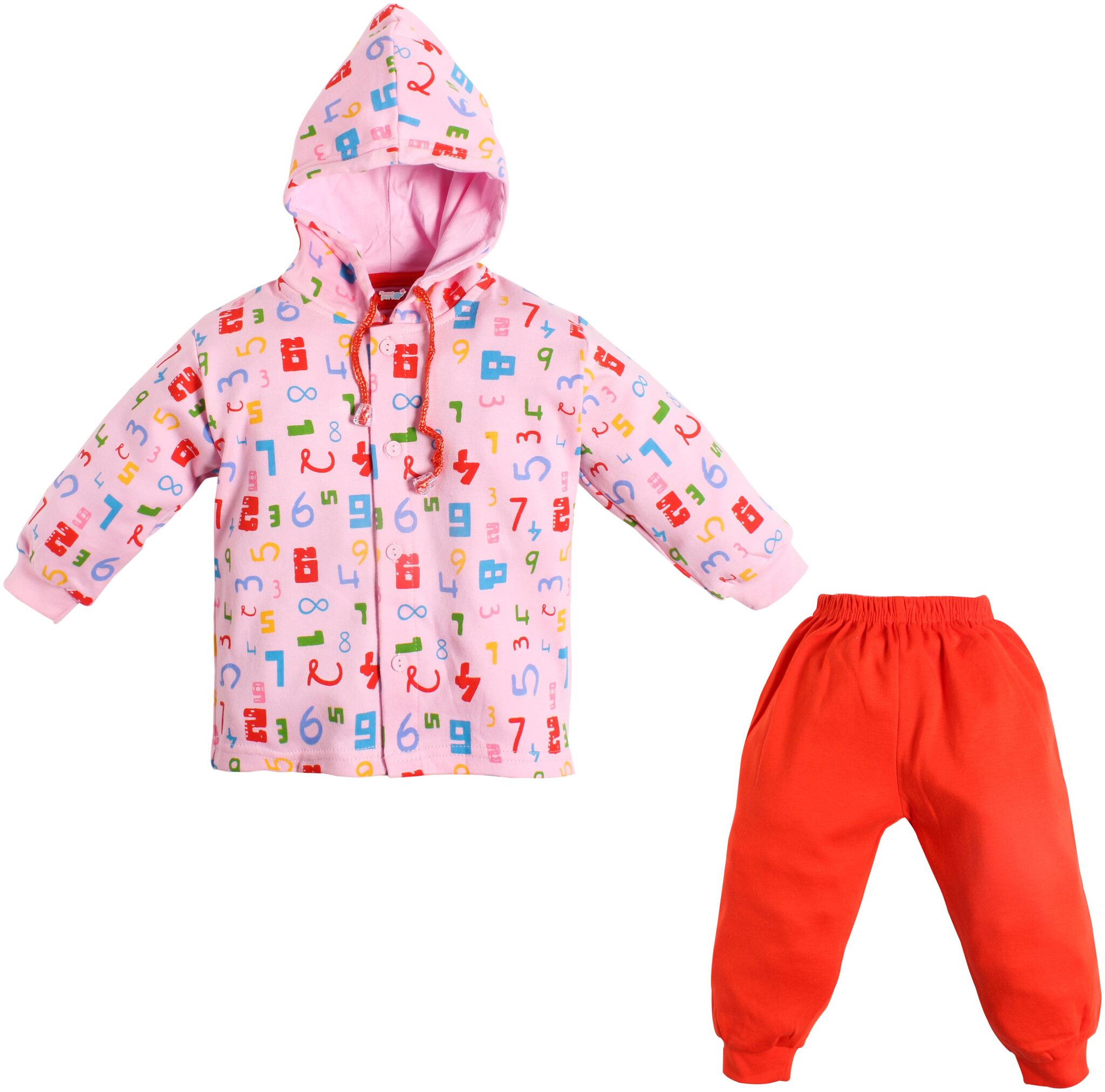 

TOONYPORT Baby boy Top bottom set - Pink Red