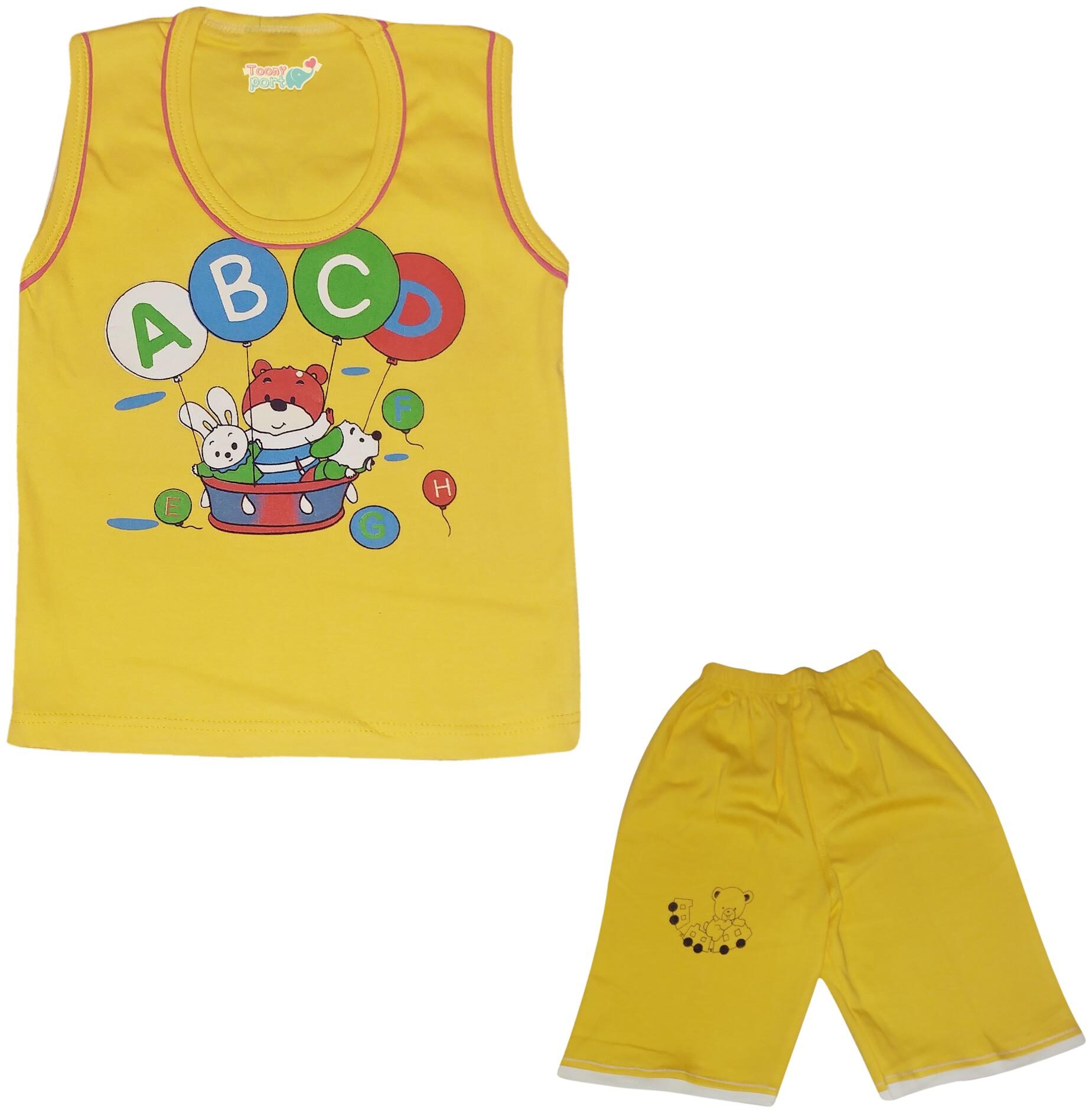 

TOONYPORT Baby boy Top bottom set - Yellow