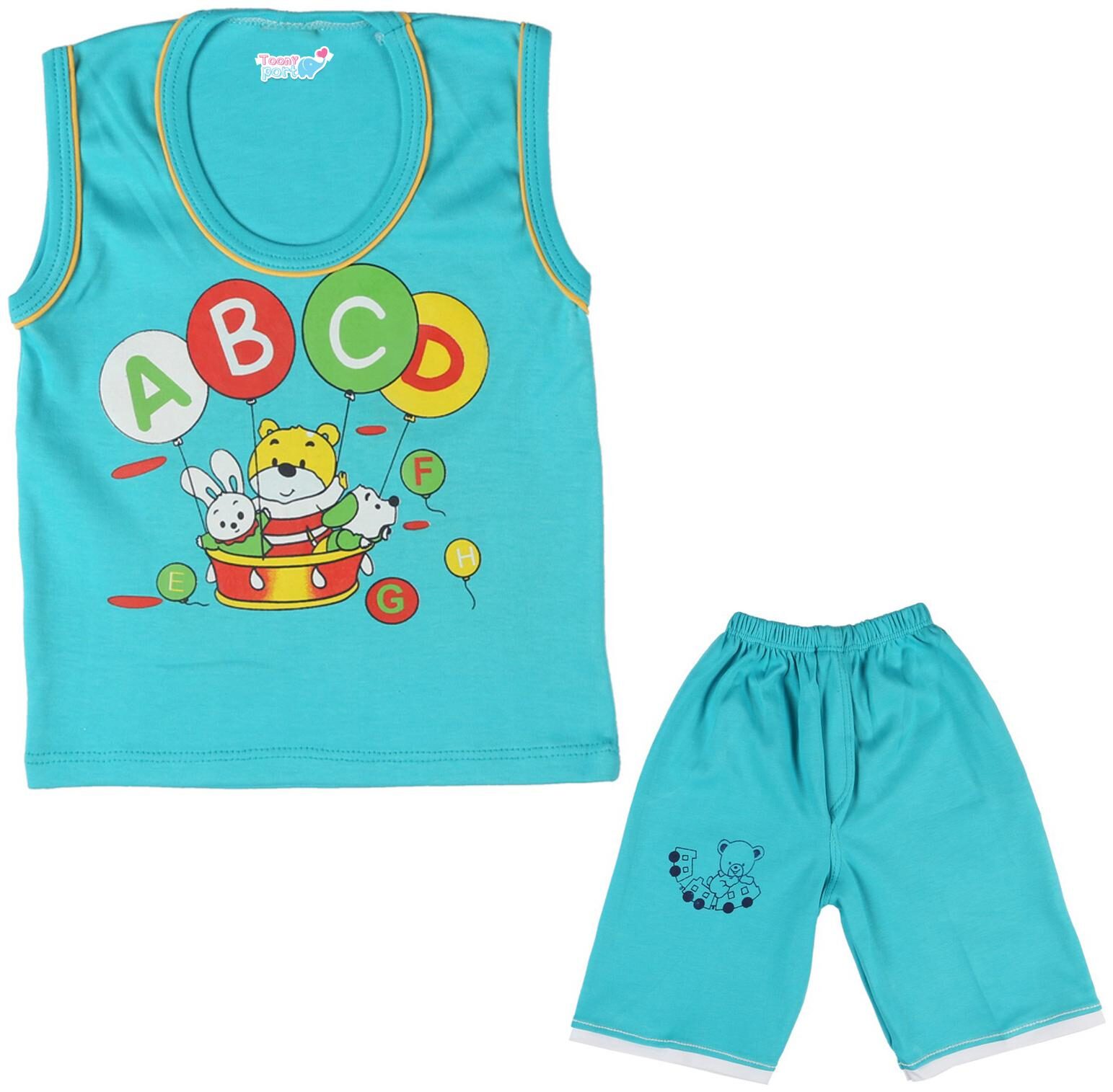 

TOONYPORT Baby boy Top bottom set - Blue