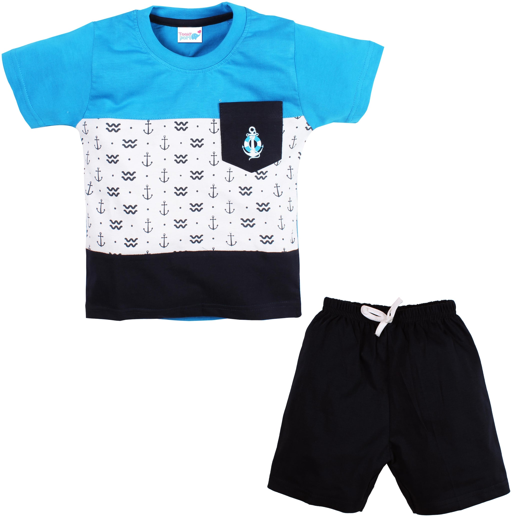 

TOONYPORT Baby boy Top bottom set - Blue