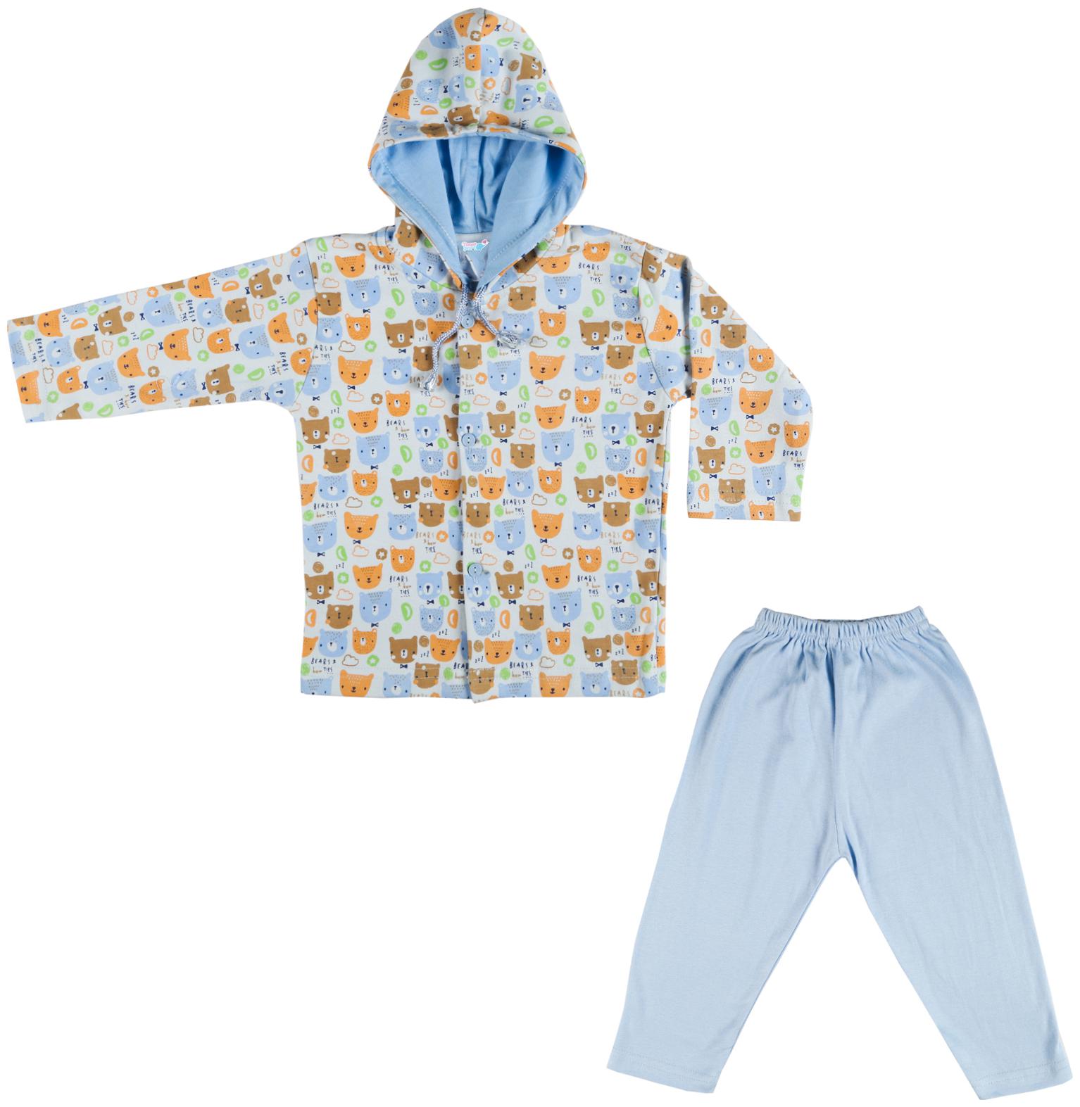 

TOONYPORT Unisex Top bottom set - Blue