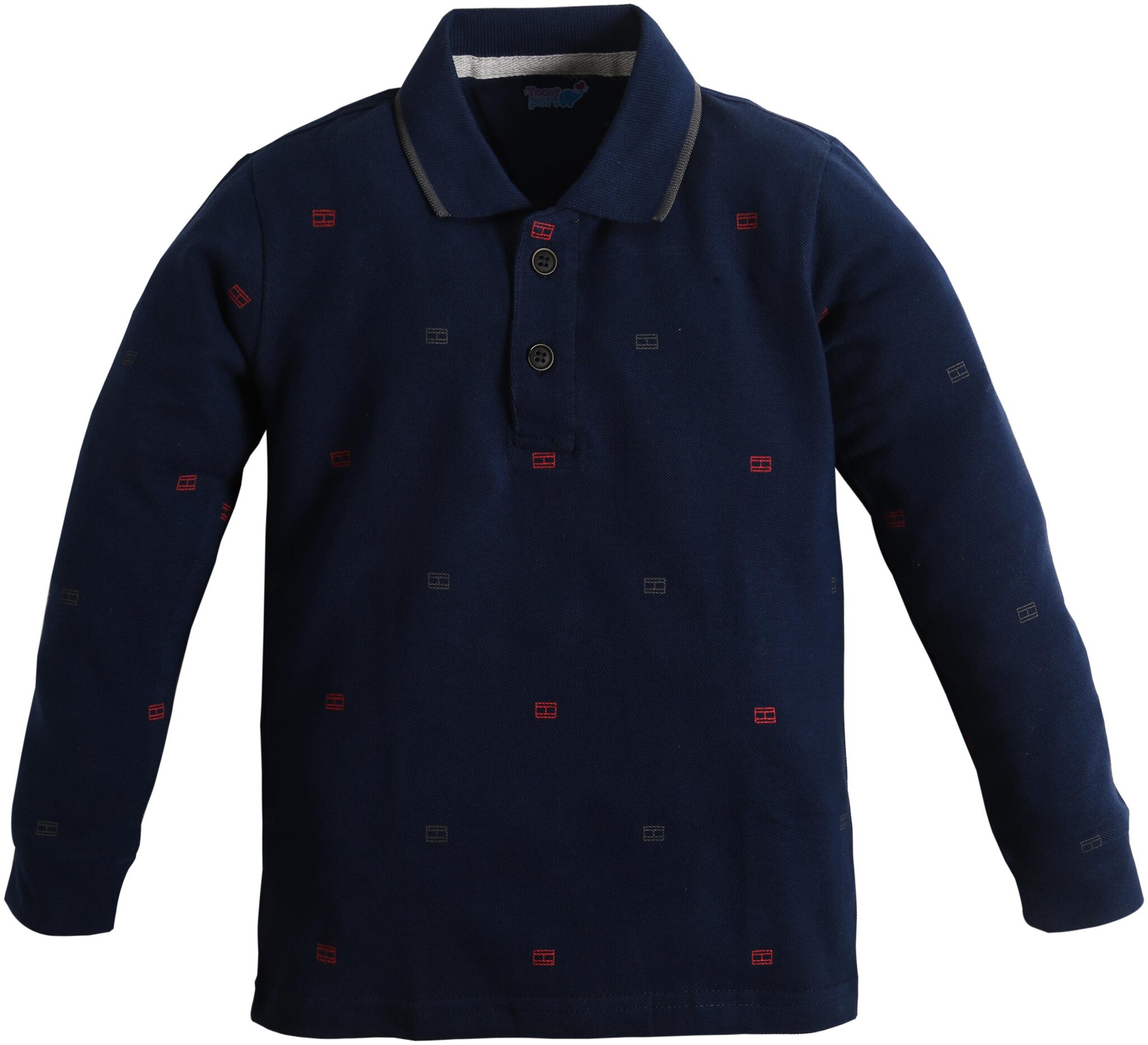 

TOONYPORT Cotton blend Printed T shirt for Baby Boy - Blue