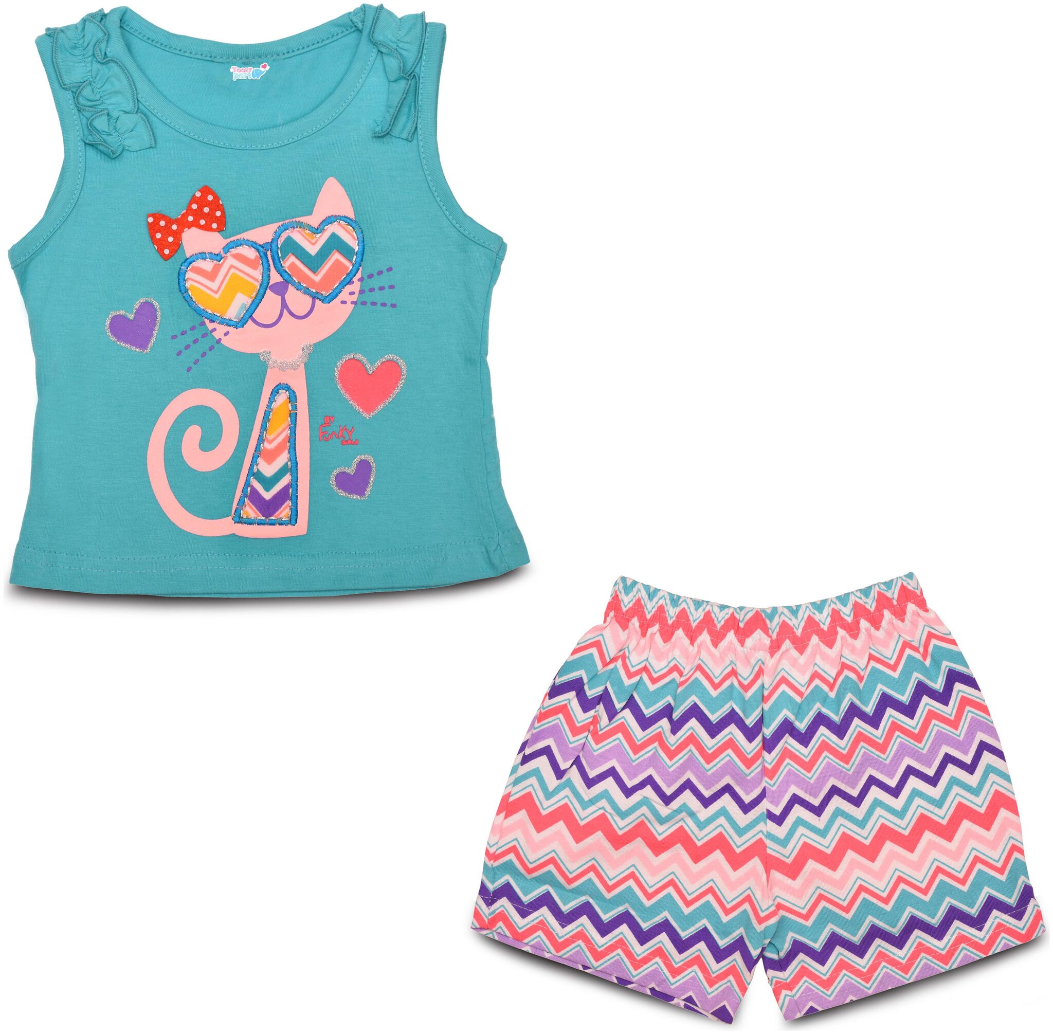 

TOONYPORT Baby girl Top bottom set - Green
