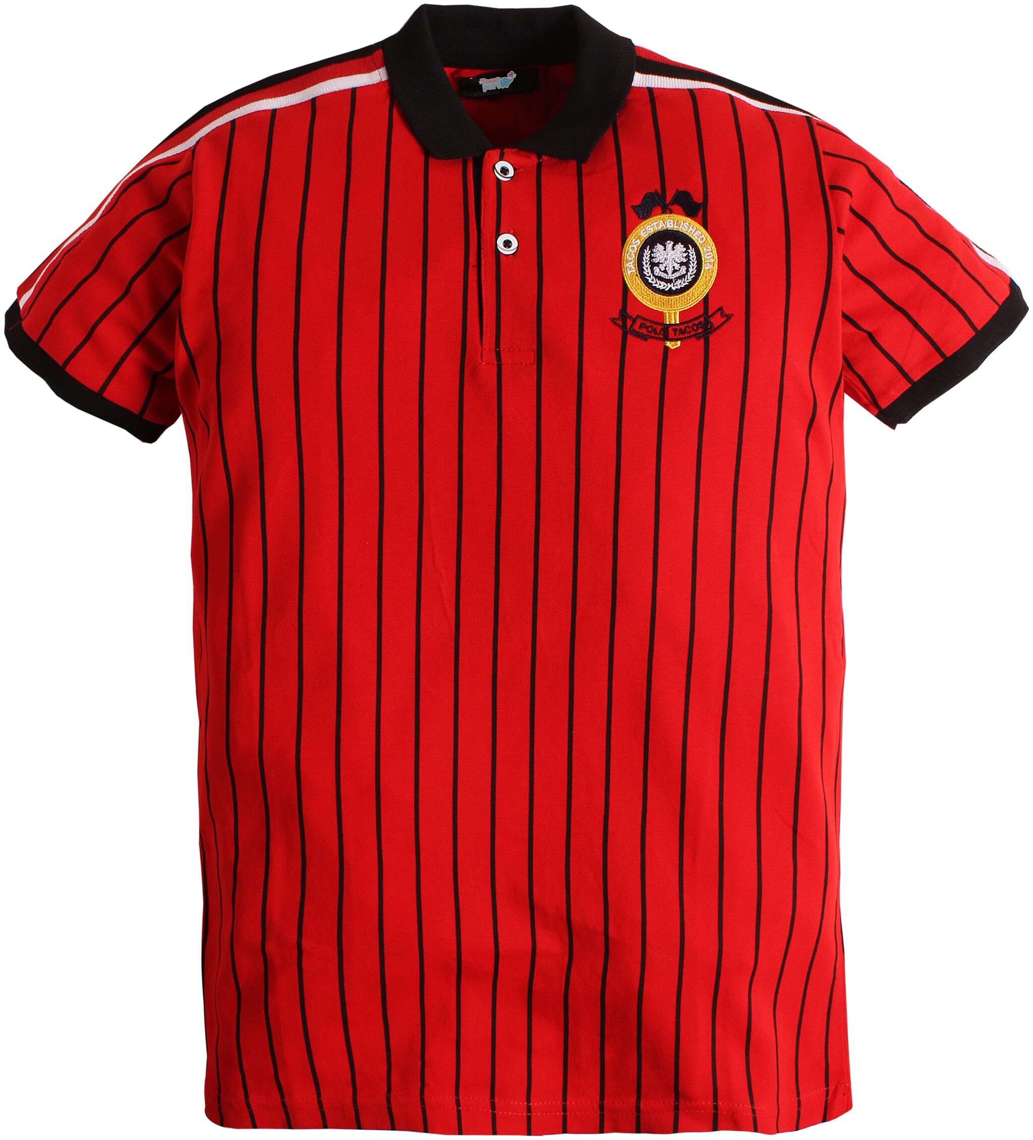 

TOONYPORT Boy Cotton blend Striped T-shirt - Red