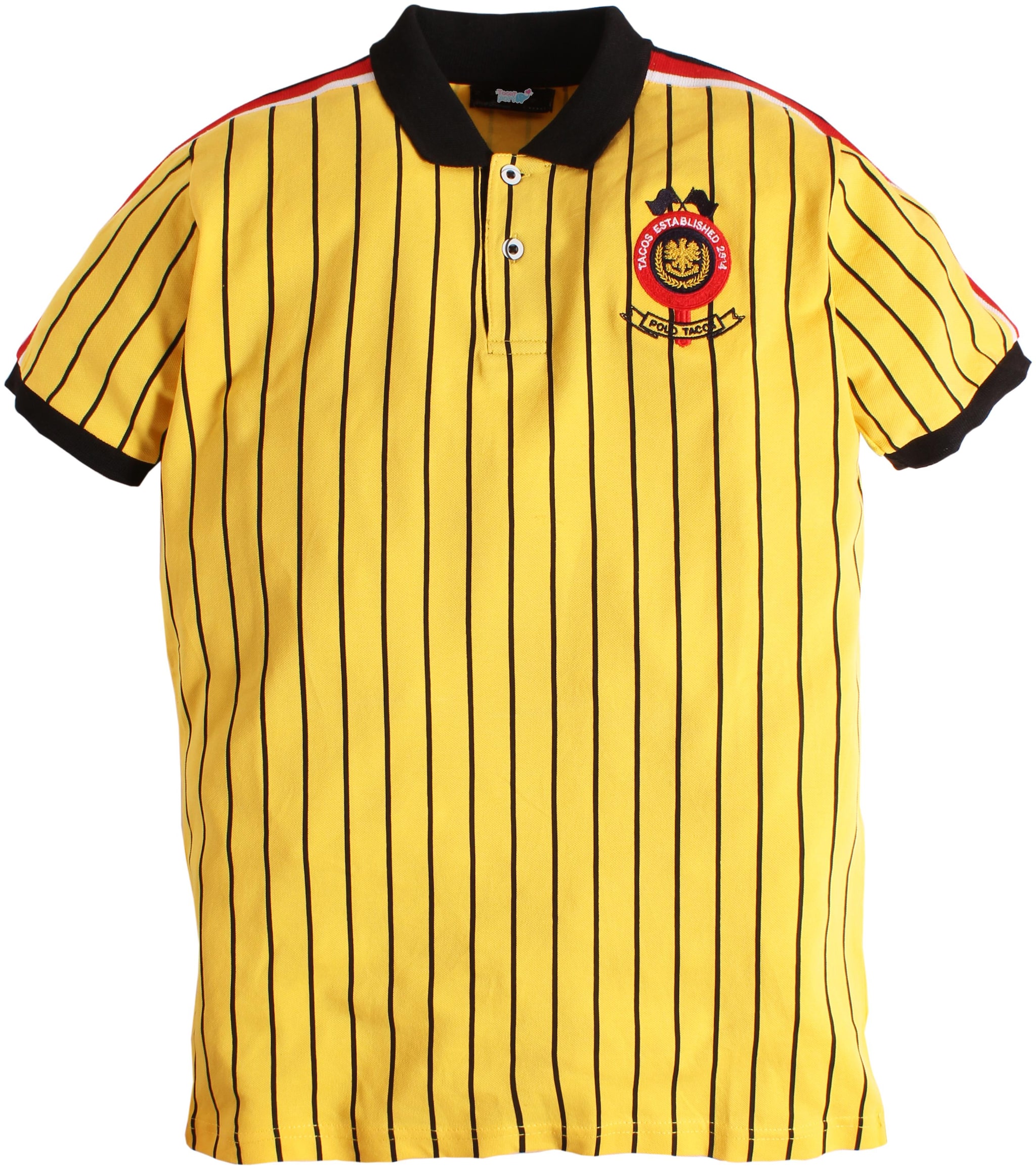 

TOONYPORT Boy Cotton blend Striped T-shirt - Yellow