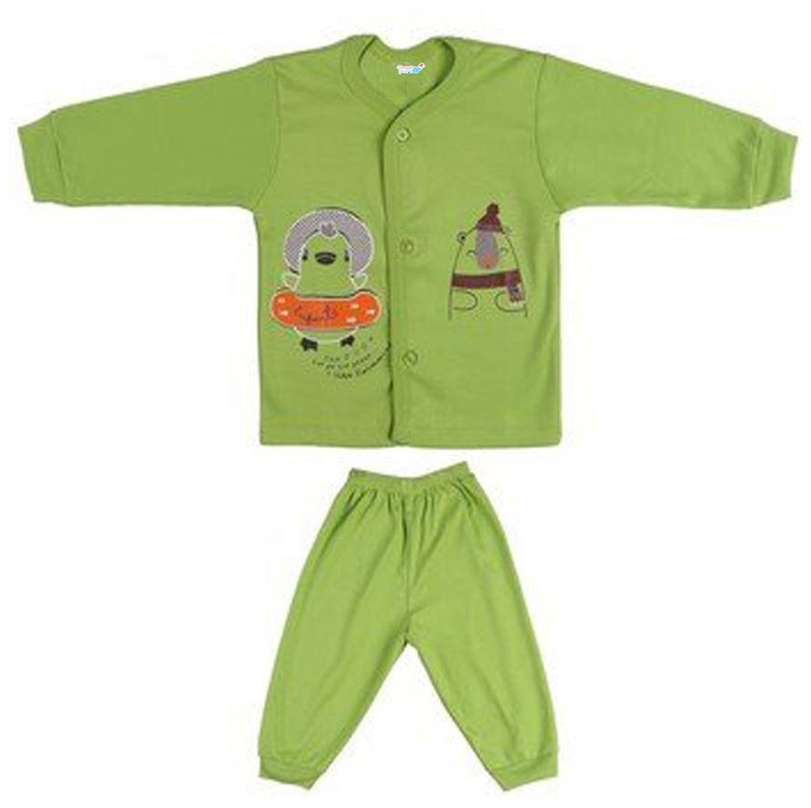 

TOONYPORT Unisex Top bottom set - Green