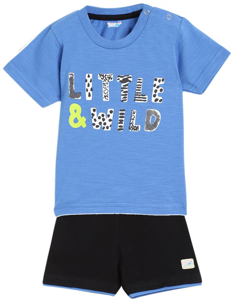 

TOONYPORT Baby boy Top bottom set - Blue Black