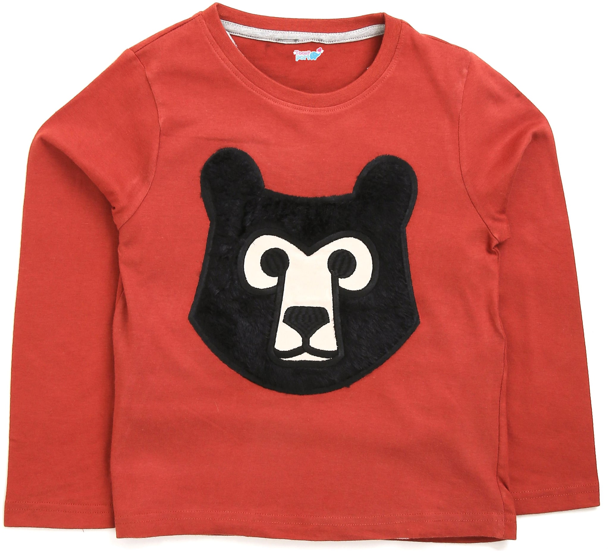 

TOONYPORT Boy Cotton blend Printed T-shirt - Brown