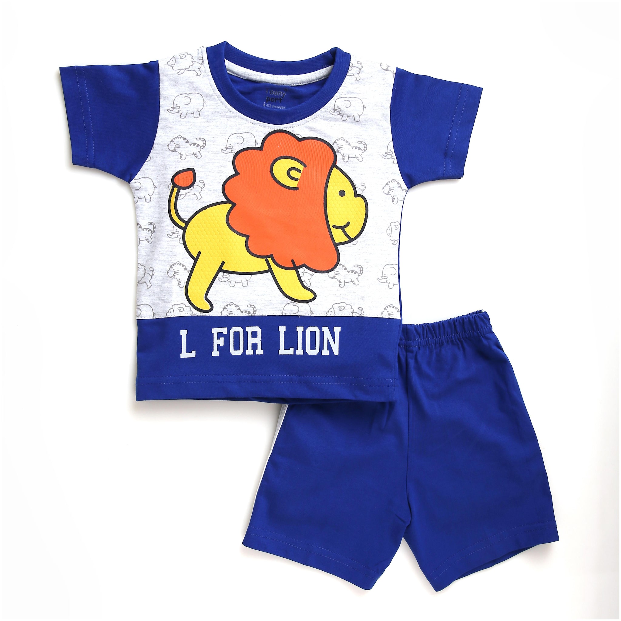 

TOONYPORT Baby boy Top bottom set - Blue