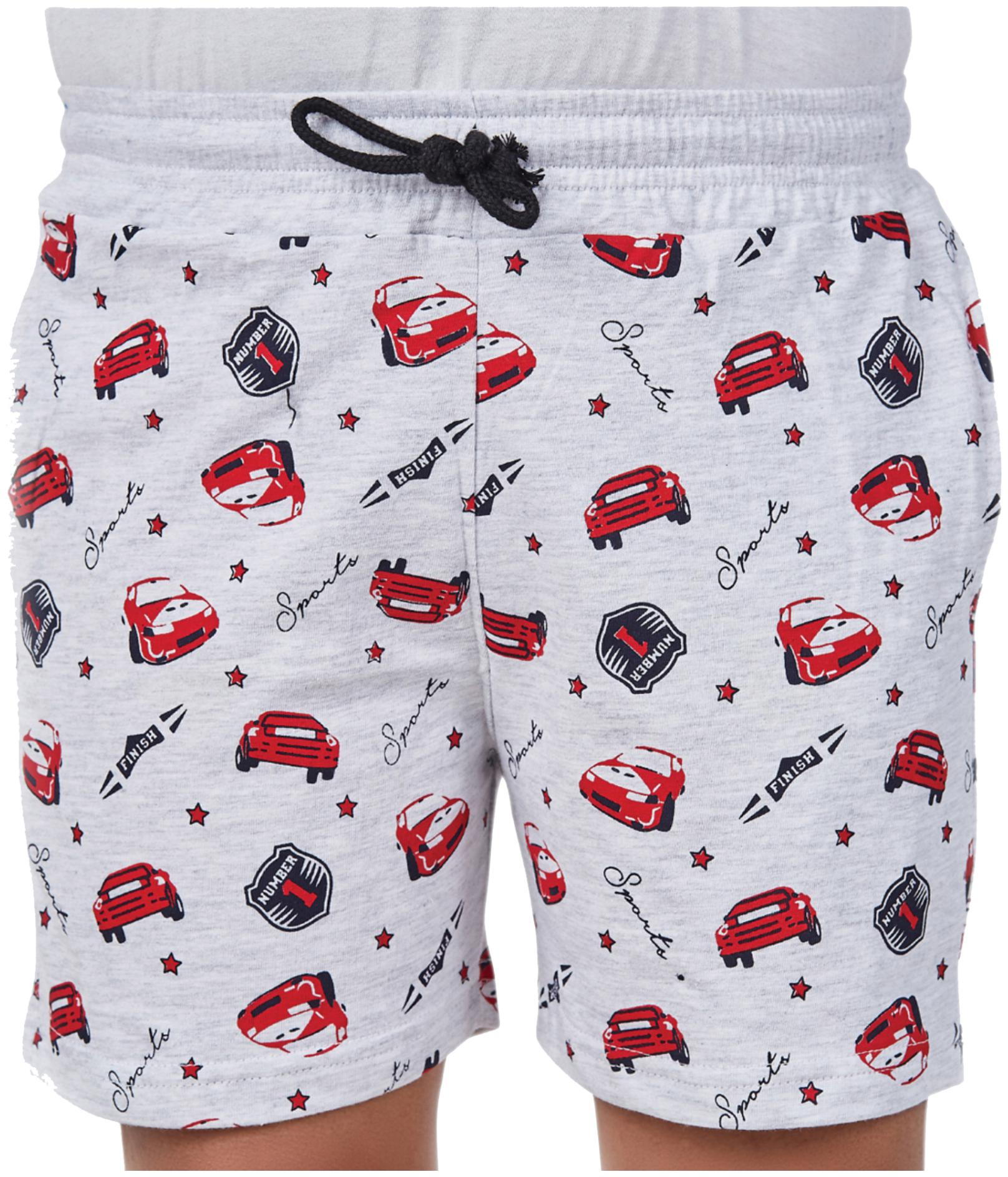 

TOONYPORT Boy Printed Shorts 3 4ths - White