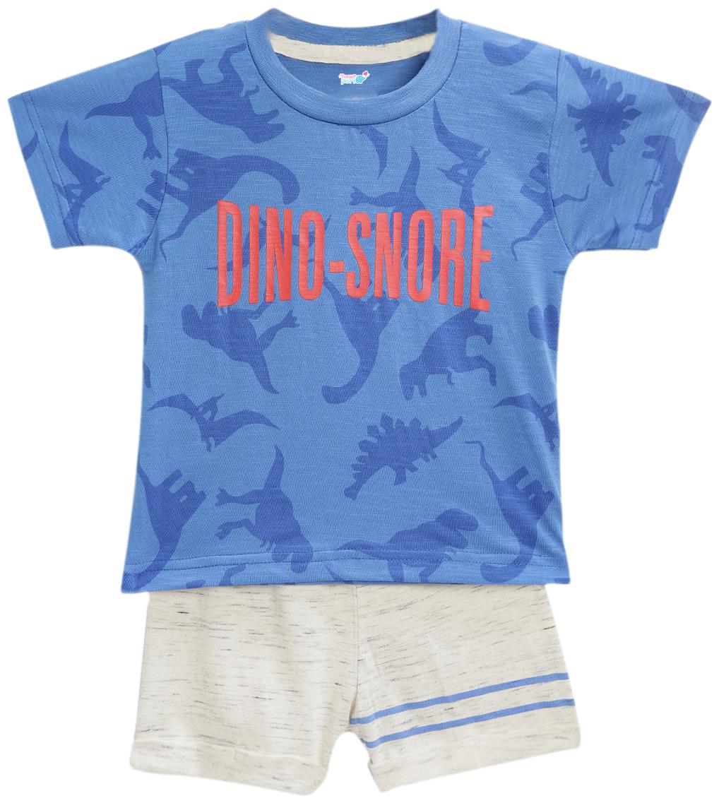 

TOONYPORT Unisex Top bottom set - Blue Grey