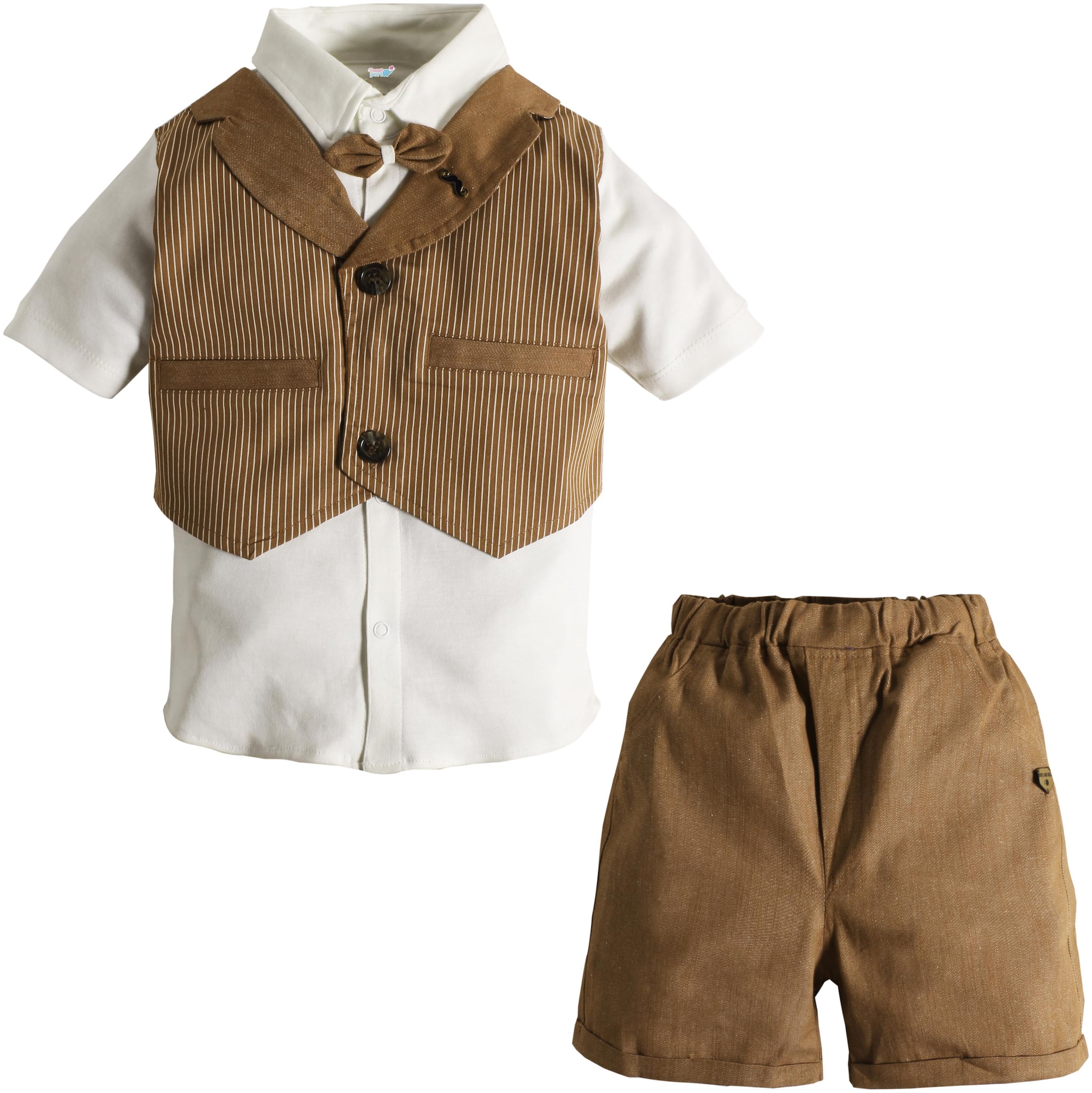 

TOONYPORT Baby boy Top bottom set - Green White