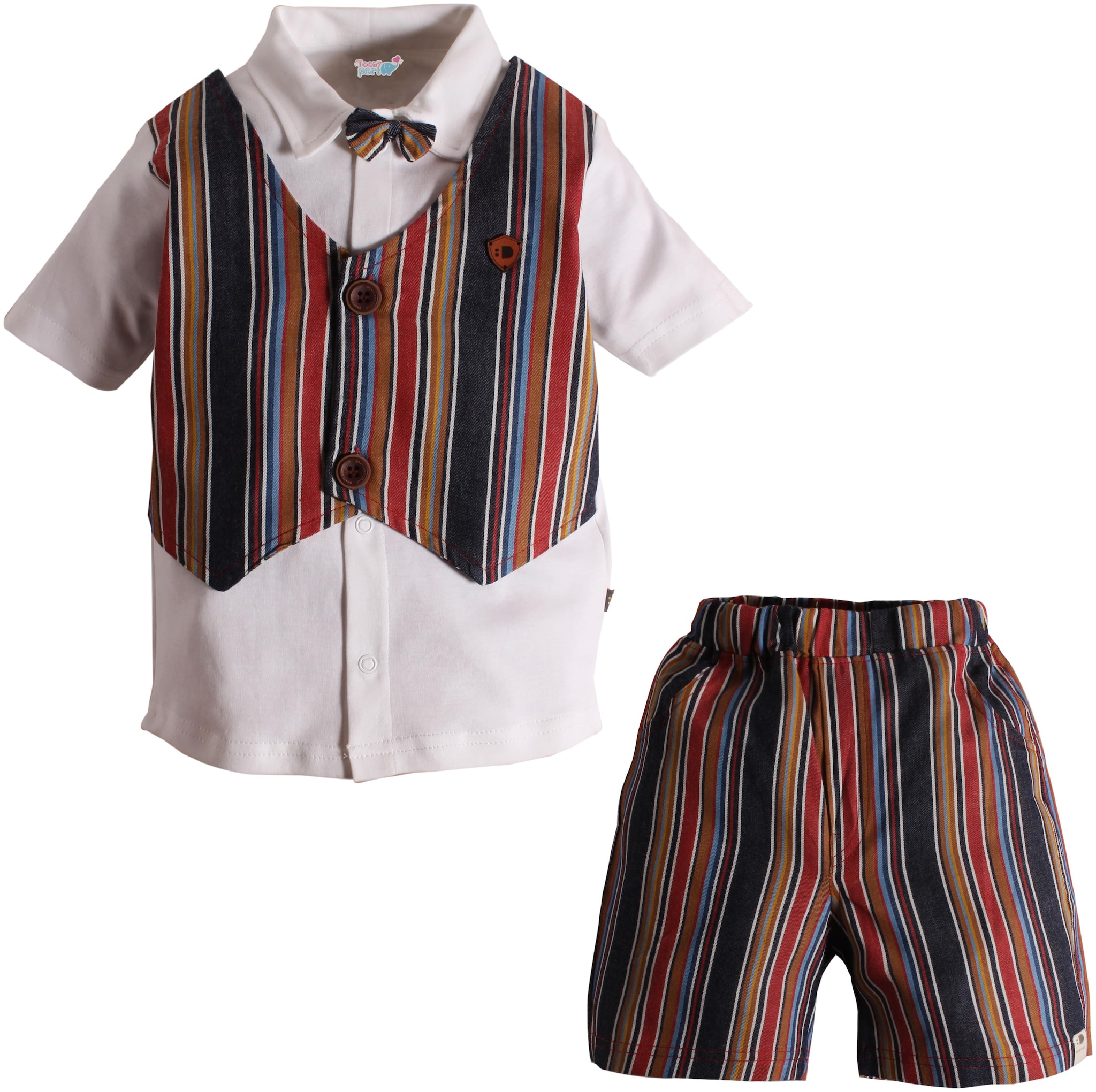 

TOONYPORT Baby boy Top bottom set - Multi